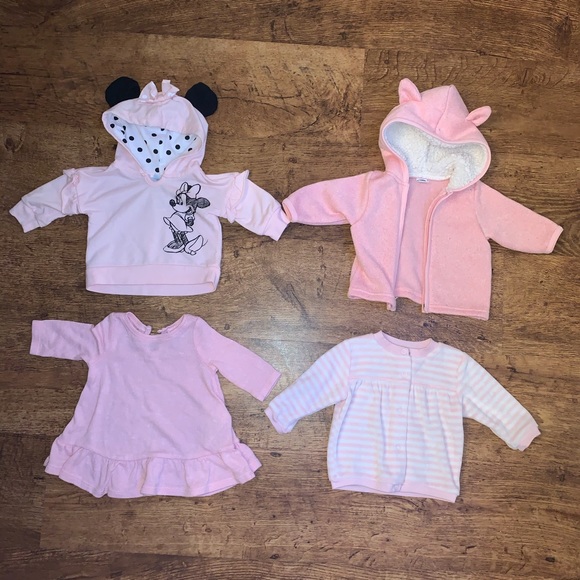 Other - Light pink sweater collection 0-3 mo